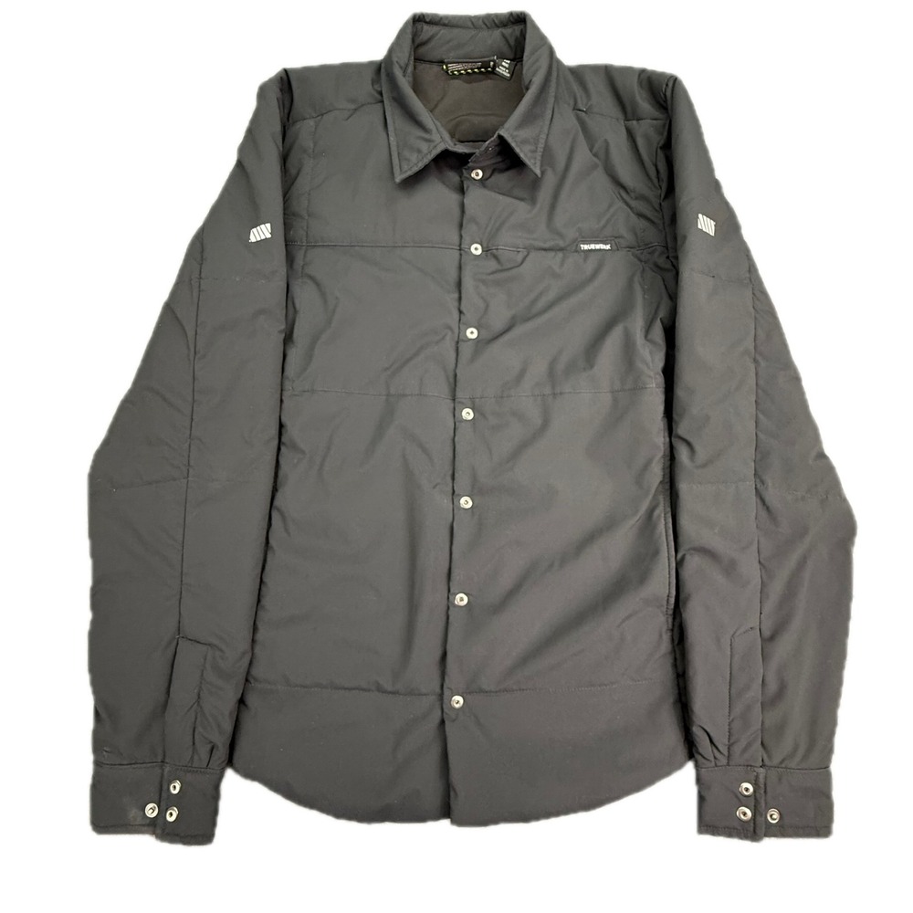 Truewerk FLAC‎ Shacket Mens Medium Black Insulated Quilted Workwear Jacket
